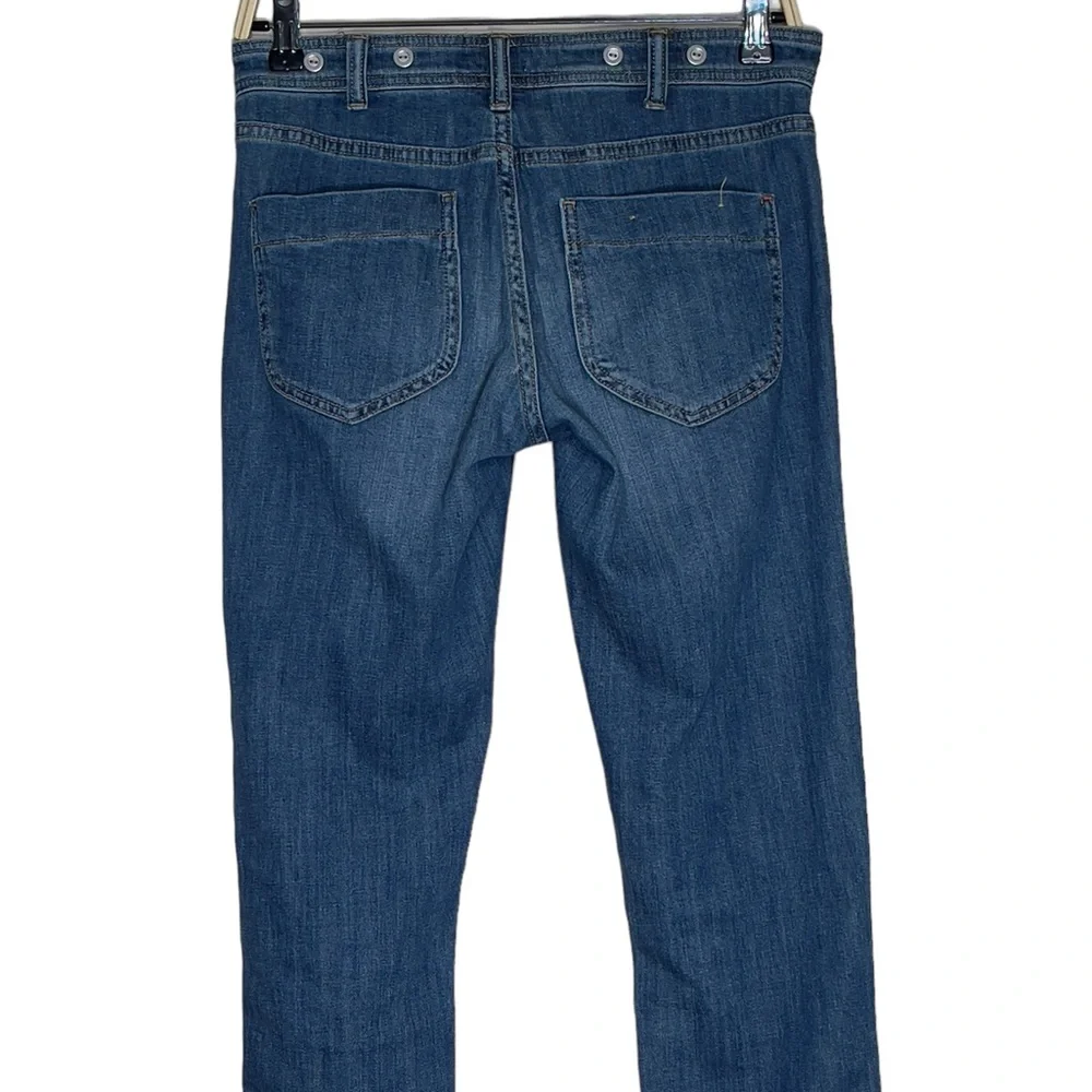 Pilcro And The Letterpress Anthropologie Size 25 Slim Boyfriend Blue Jeans - Picture 8 of 10